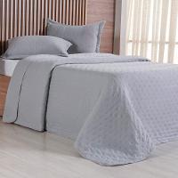 Kit Colcha Queen Miraggio New Soft 240x260cm Platina - 1