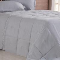 Edredom Super King Toque De Plumas 260 Fios New 260x280cm Platina