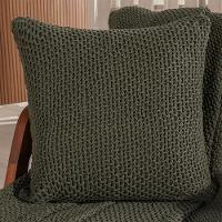 Capa De Almofada Atacama New Decotiva 45x45cm Verde Militar - 2