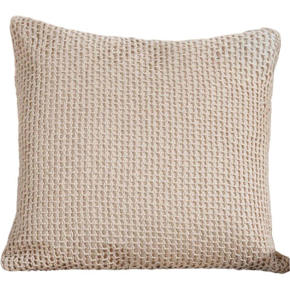 Capa De Almofada Atacama New Decotiva 45x45cm Amendoa - 1