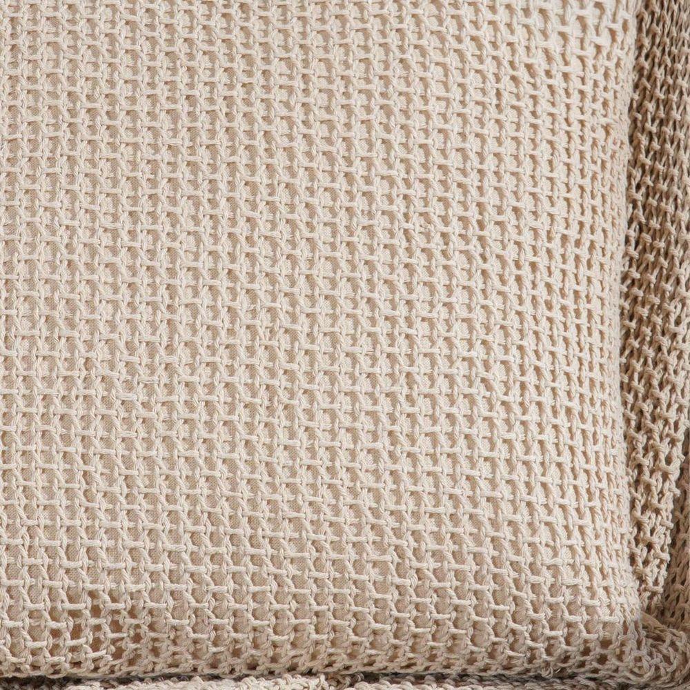 Capa De Almofada Atacama New Decotiva 45x45cm Amendoa - 5