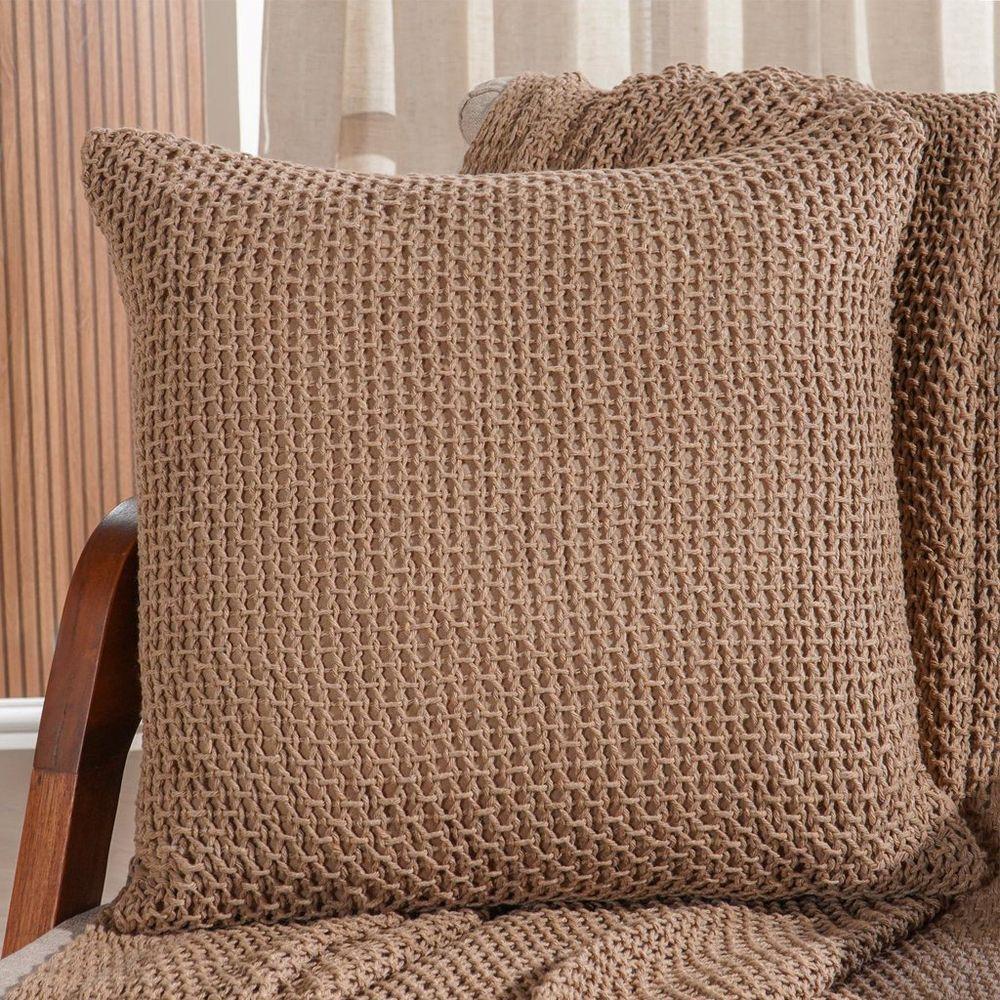 Capa De Almofada Atacama New Decotiva 45x45cm Linho - 2