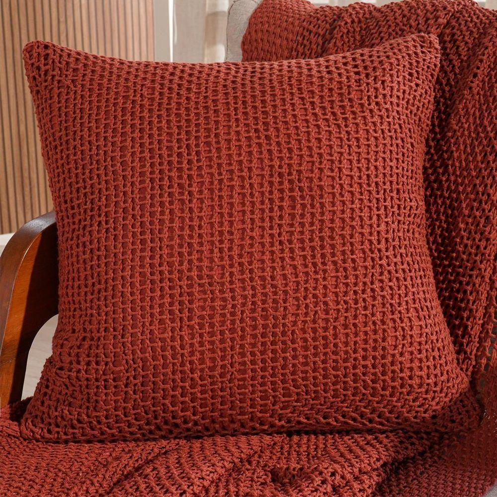 Capa De Almofada Atacama New Decotiva 45x45cm Telha - 2