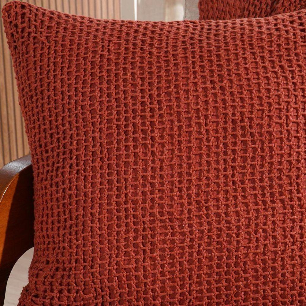 Capa De Almofada Atacama New Decotiva 45x45cm Telha - 3