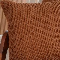 Capa De Almofada Atacama New Decotiva 45x45cm Marrom Portabella - 3