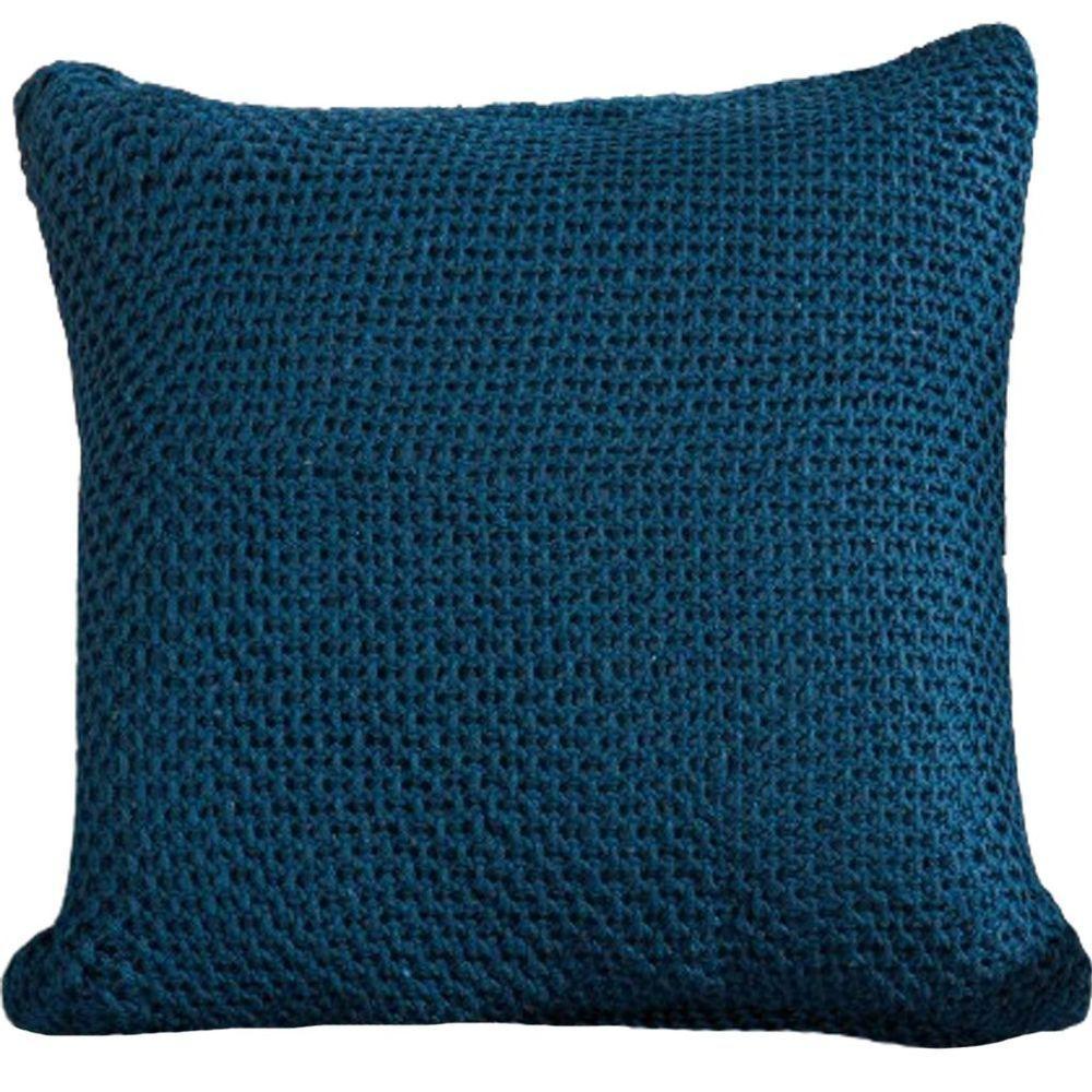 Capa De Almofada Atacama New Decotiva 45x45cm Azul Cobalto - 1