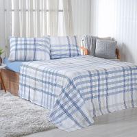 Jogo De Cama Solteiro 3 Pçs 150 Fios Super Macio 100% Algodão Chess - 2