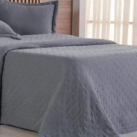 Kit Colcha King Miraggio New Soft 260x280cm Grafite - 2