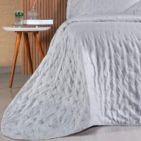 Kit Colcha King Sensatti 3d Embossed 260x280cm Cinza Fog - 3