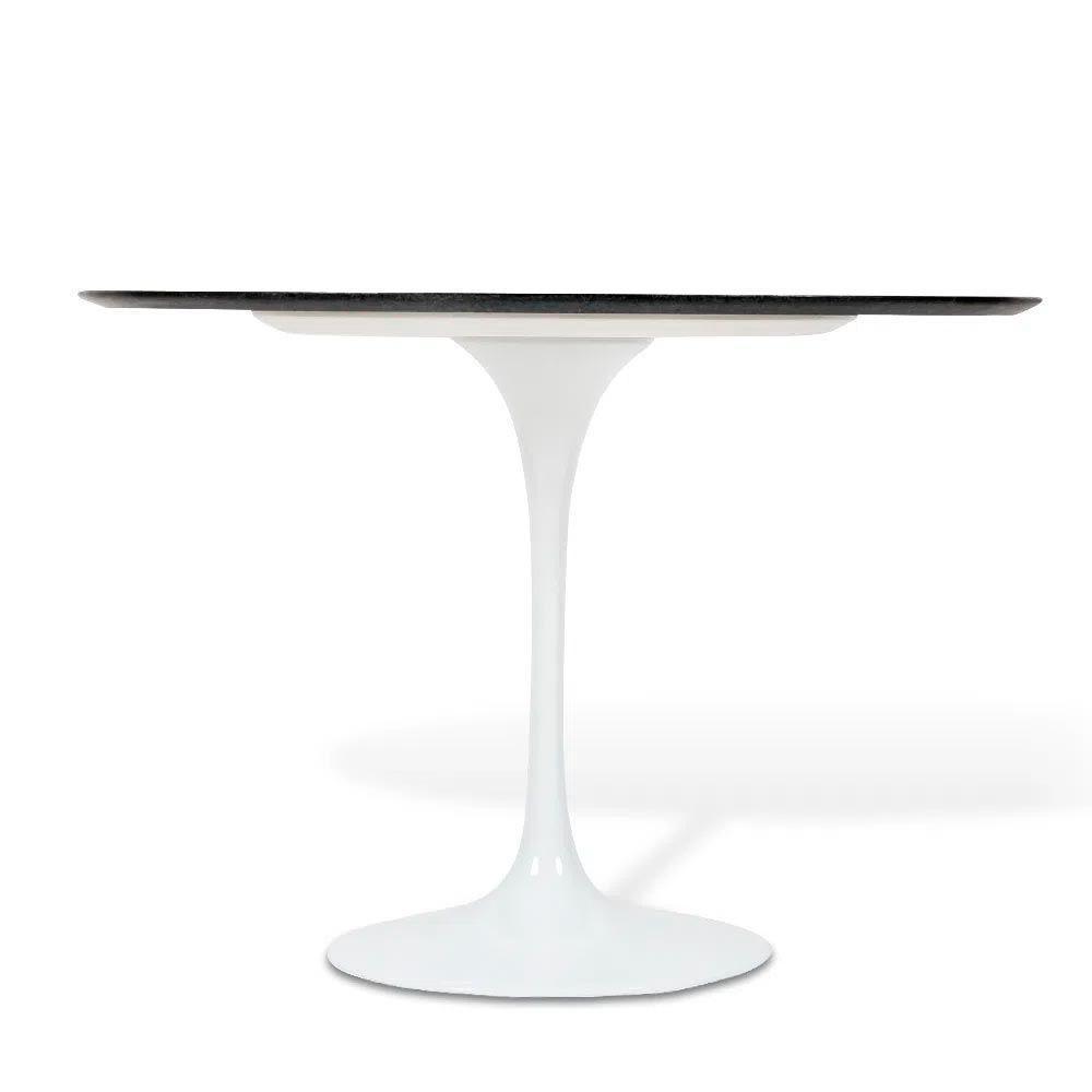 Mesa Saarinen Redonda São Gabriel 137cm - Base Branca - 3