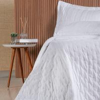 Kit Colcha Casal Sensatti 3d Embossed 220x240cm Branco - 3