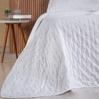 Kit Colcha Casal Sensatti 3d Embossed 220x240cm Branco