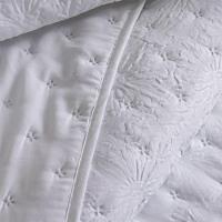 Kit Colcha King Sensatti 3d Embossed 260x280cm Branco - 5