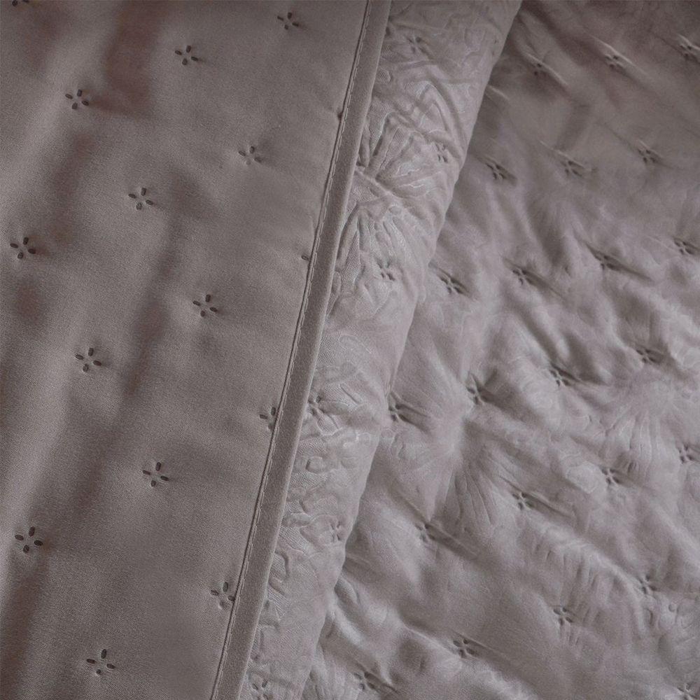 Kit Colcha Casal Sensatti 3d Embossed 220x240cm Cashmere - 5