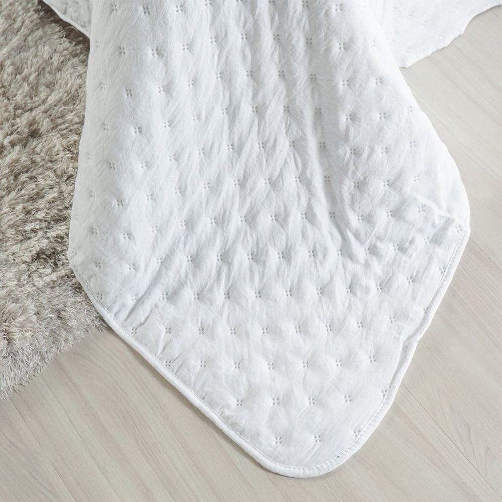 Kit Colcha Casal Miraggio New Soft 220x240cm Branco - 3