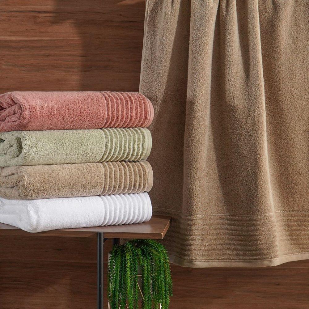 Toalha Banhão Absolute Zero Torção 100% Algodão 80x150cm Linho - 4