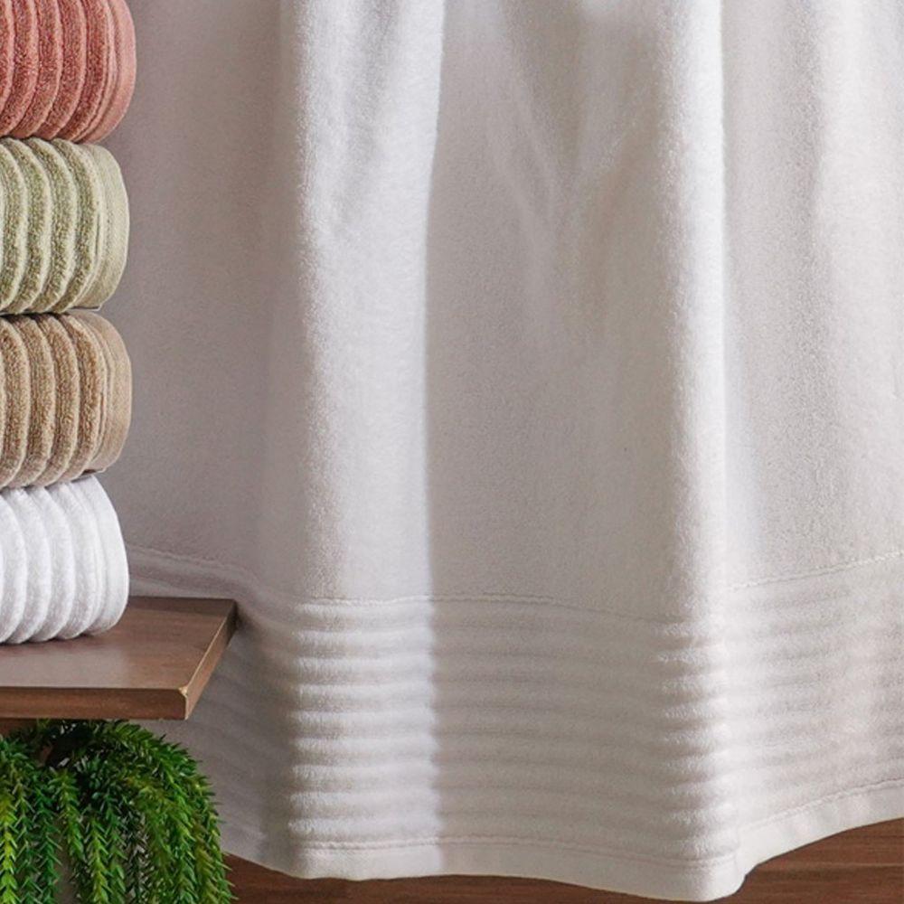 Toalha Banhão Absolute Zero Torção 100% Algodão 80x150cm Branco - 5
