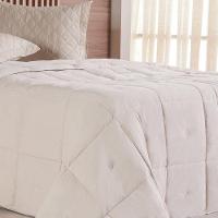 Edredom King Toque De Plumas 260 Fios New 240x260cm Amendoa - 5