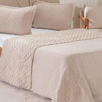 Kit Colcha King Santorini New 260x280cm Biscuit - 3