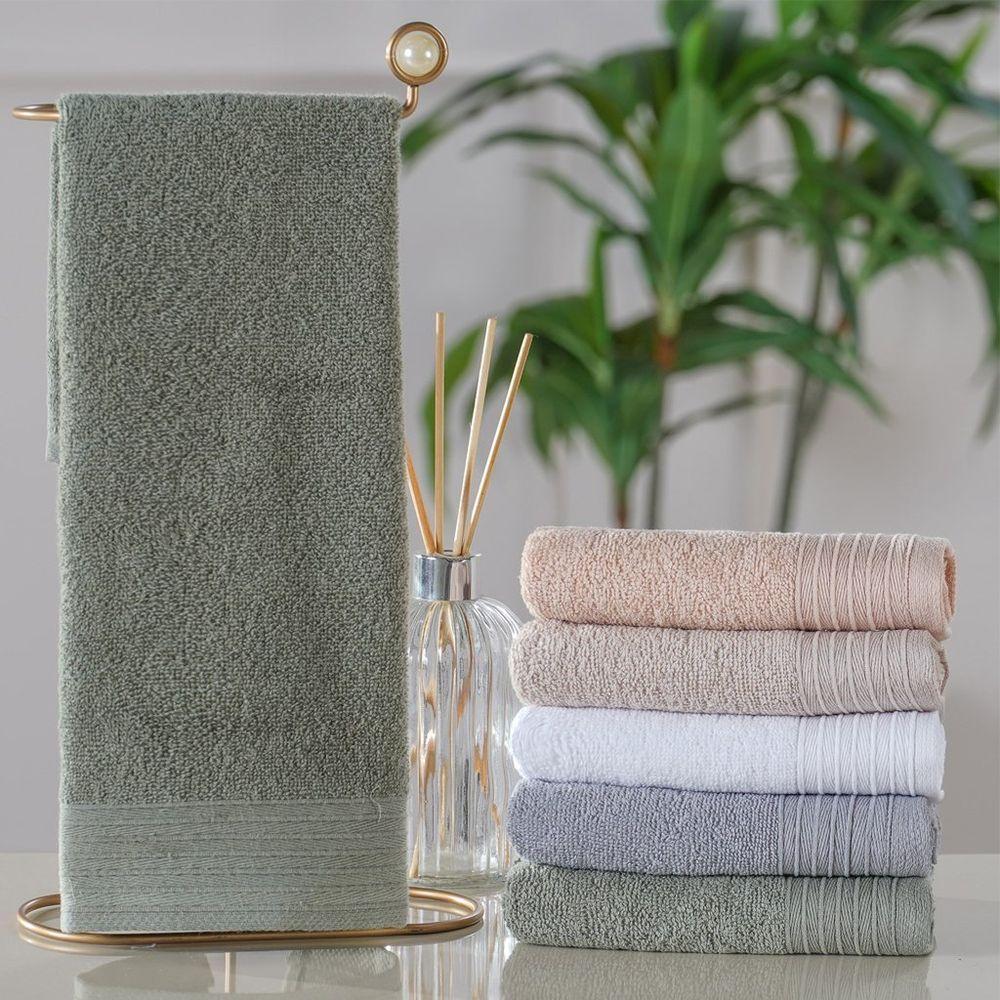 Kit 4 Toalha De Lavabo Glamour 100% Algodão 30x50cm Suculenta - 2