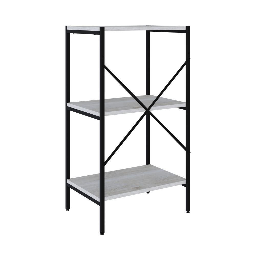 Estante C/03 Prateleiras 84x45x33cm Tub Tueh843 Snow - Est.preta Snow / Est.preta - 6