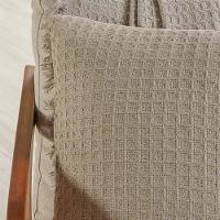Capa De Almofada Decorativa Waffle 100% Algodão 45x45cm Cashmere - 2