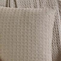 Capa De Almofada Decorativa Waffle 100% Algodão 45x45cm Cashmere - 3