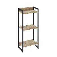 Estante Dynamica 45x30x104cm C/03 Prateleiras Carvalho / Est.preta Carvalho / Est.preta - 1