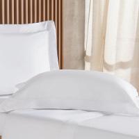 Jogo De Cama Casal 4 Pçs Ricamo 300 Fios 100% Algodão 140x190x30cm Branco