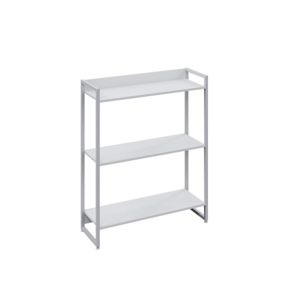 Estante Dynamica 80x30x104cm C/03 Prateleiras Branco Chess / Est.branca Branco Chess / Est.branca - 1