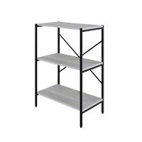 Estante C/03 Prateleiras 84x60x33cm Tub Tueh863 Snow - Est.preta Snow / Est.preta - 1