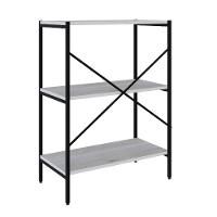 Estante C/03 Prateleiras 84x60x33cm Tub Tueh863 Snow - Est.preta Snow / Est.preta - 6