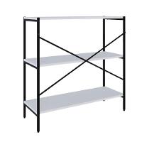 Estante C/03 Prateleiras 84x80x33cm Tub Tueh883 Branco Chess - Est.preta Branco Chess / Est.preta - 6