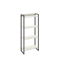 Estante Dynamica 60x30x146cm C/04 Prateleiras Snow / Est.preta Snow / Est.preta - 1