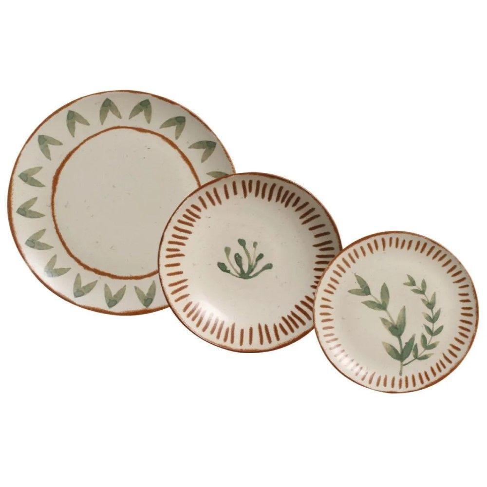 Jogo De Pratos 18 Peças Coup Magari Porto Brasil - 1