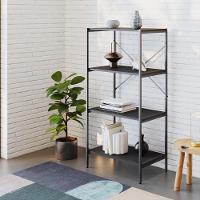 Estante C/04 Prateleiras 118x60x33cm Tub Tueh1164 Preto ônix - Est.preta Preto ônix / Est.preta - 7