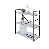 Estante C/03 Prateleiras 84x80x33cm Yon Branco Tx/est.preta Branco Tx/est.preta