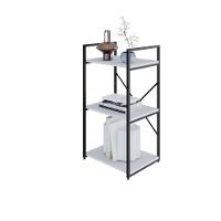 Estante C/03 Prateleiras 84x45x33cm Yon Branco Tx/est.preta Branco Tx/est.preta