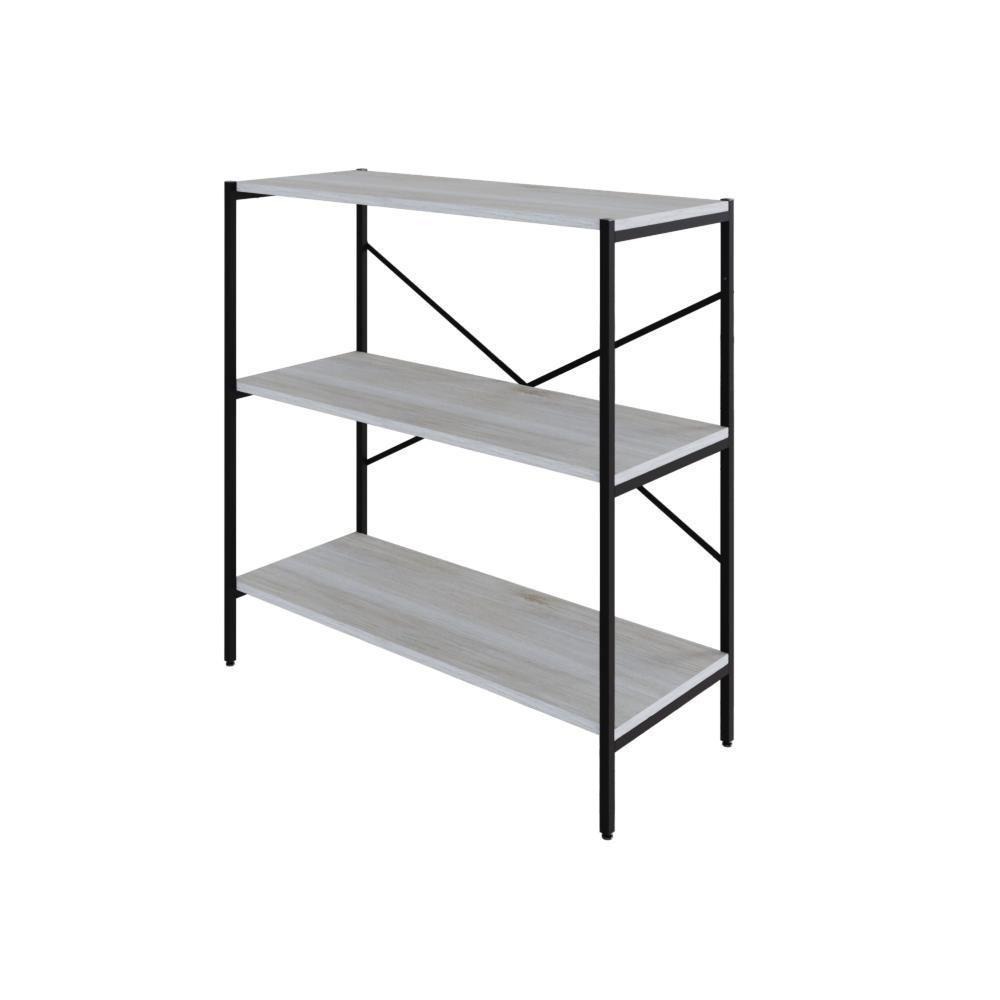 Estante C/03 Prateleiras 84x80x33cm Tub Tueh883 Snow - Est.preta Snow / Est.preta - 1