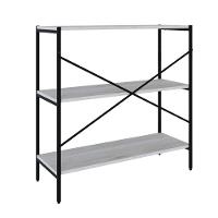 Estante C/03 Prateleiras 84x80x33cm Tub Tueh883 Snow - Est.preta Snow / Est.preta - 6