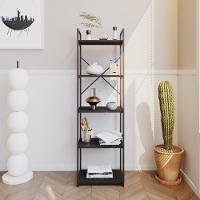 Estante C/05 Prateleiras 152x45x33cm Yon Preto Tx/est.preta Preto Tx/est.preta - 2