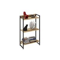 Estante Dynamica 60x30x104cm C/03 Prateleiras Carvalho / Est.preta Carvalho / Est.preta - 5