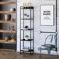 Estante Dynamica 45x30x187cm C/05 Prateleiras Preto ônix / Est.preta Preto ônix / Est.preta - 2