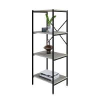 Estante C/04 Prateleiras 118x45x33cm Tub Tueh1144 Snow - Est.preta Snow / Est.preta - 5