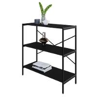 Estante C/03 Prateleiras 84x80x33cm Tub Tueh883 Preto ônix - Est.preta Preto ônix / Est.preta - 5