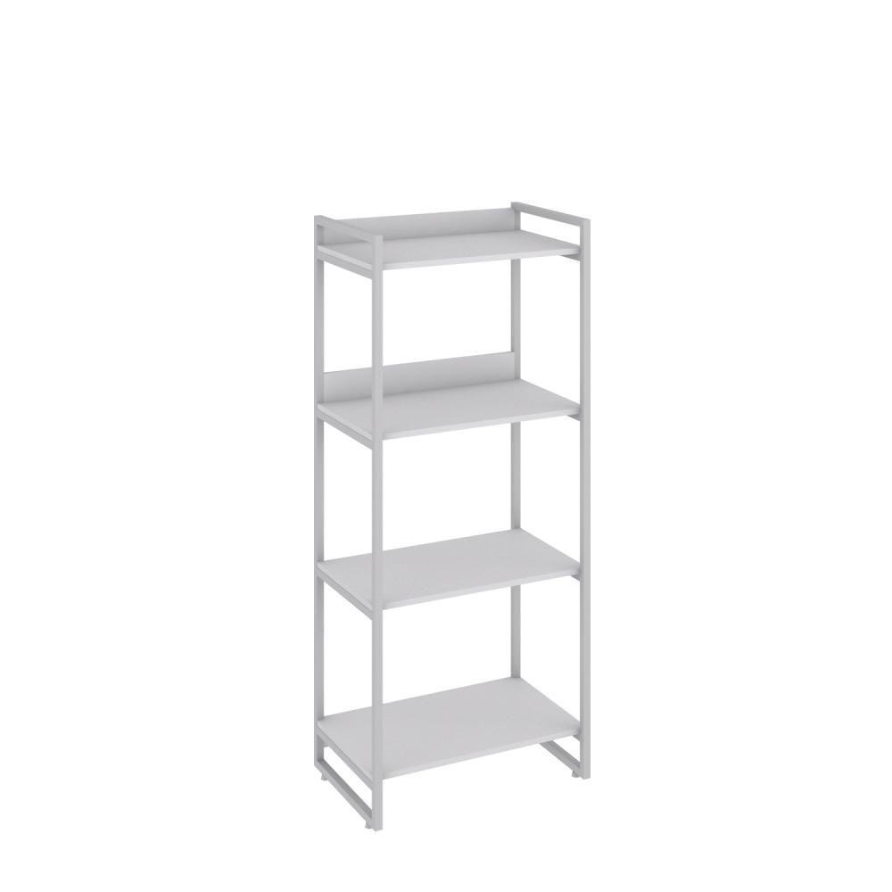 Estante Kuadra 60x40x146cm C/04 Prateleiras Branco Chess / Est.branca Branco Chess / Est.branca - 1