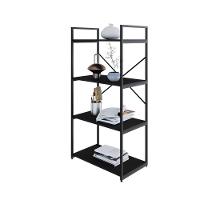 Estante C/04 Prateleiras 118x60x33cm Yon Preto Tx/est.preta Preto Tx/est.preta