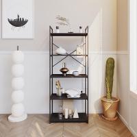 Estante C/05 Prateleiras 152x60x33cm Yon Preto Tx/est.preta Preto Tx/est.preta - 2