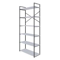 Estante Alta C/06 Prateleiras 185x80x33cm Yon Branco Tx/est.preta Branco Tx/est.preta - 1