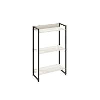 Estante Dynamica 60x30x104cm C/03 Prateleiras Snow / Est.preta Snow / Est.preta - 1